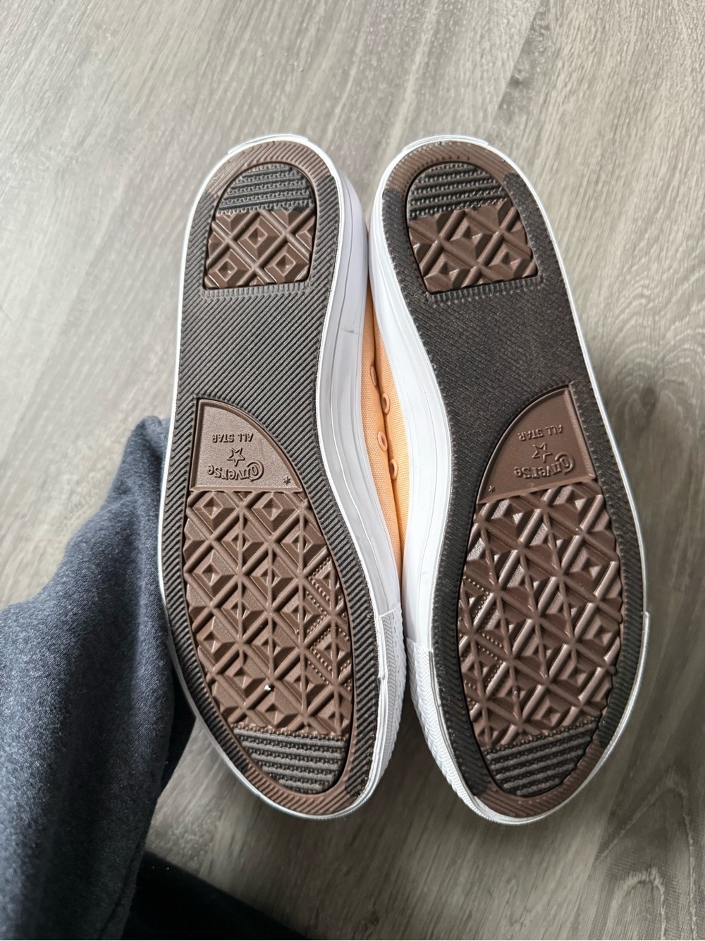Peach Canvas Women's Converse - Picture 5 of 6